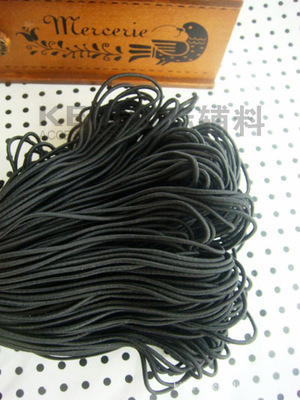 3mm與3.5mm松緊繩現(xiàn)貨熱銷 黑白經(jīng)典，助力服裝輔料高效生產(chǎn)
